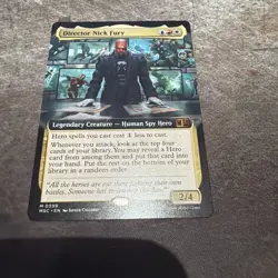 Director Nick Fury (Extended Art) 399 MSC Commander: Marvel Super Heroes NM - Image 1