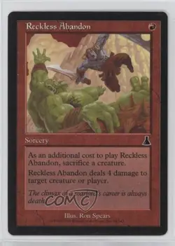 Reckless Abandon Magic: Urza's Destiny #94 1999 - Image 1