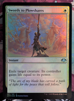 [NM] -Foil- Swords to Plowshares | MTG Dominaria Remastered | Pack Fresh - Image 1