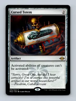 Cursed Totem Modern Horizons 2 Non-Foil MTG NM - Image 1