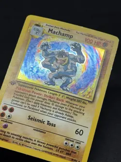 Pokemon TCG Machamp Base Set 8/102 Holo Unlimited Holo Rare - Image 2