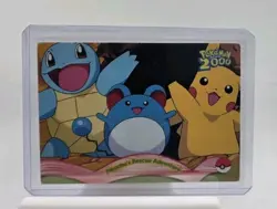 Pikachu’s Rescue Adventure 12 Pokemon the Movie 2000 Topps Ft Squirtle, Marill - Image 1