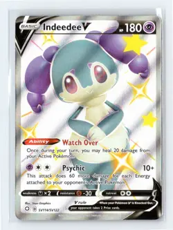 Pokemon TCG - Indeedee V - Shining Fates: Shiny Vault NM - Image 1