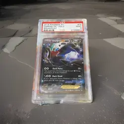Pokemon TCG Darkrai EX Card 74/122 Breakpoint PSA 9 - Image 1