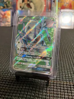 Pokemon TCG Golisopod GX Ultra Rare Holo Card 129/147 Burning Shadows - Image 1