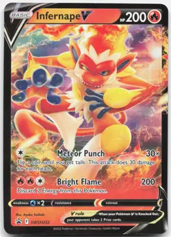 Infernape V SWSH252 Holo Promo Sword & Shield Promo Pokemon Holo Near Mint - Image 1