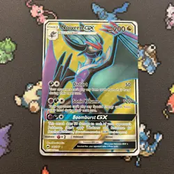Noivern GX 141/147 MP -Full Art Pokemon Card- Burning Shadows (9q) - Image 1