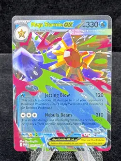 Pokemon-Mega Evolution: Perfect Order-Mega Starmie ex-021/088-Double Rare-M/NM - Image 1