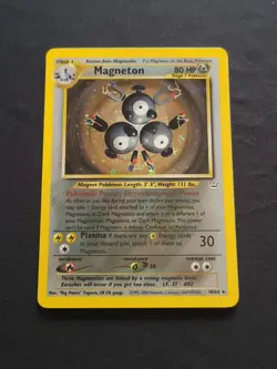 Magneton 10/64 Pokemon Neo Revelation Holo LP Excellent Condition Vintage - Image 1