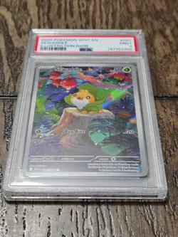 POKEMON WHT EN-WHITE FLARE ILLUSTRATION RARE #087 - SEWADDLE 087/086 - PSA 9 - Image 4