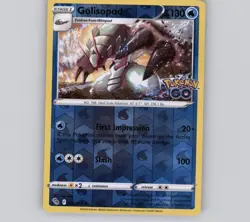 Golisopod 026/078 Reverse Holo R Pokemon GO NM Pokemon - Image 1