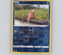 Slowpoke 019/078 Reverse Holo C Pokemon GO NM Pokemon - Image 1