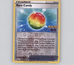 Rare Candy 069/078 Reverse Holo UC Pokemon GO NM Pokemon - Image 1