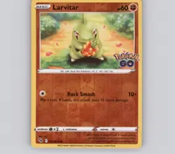 Larvitar 037/078 Reverse Holo C Pokemon GO NM Pokemon - Image 1