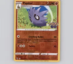 Pupitar 038/078 Reverse Holo UC Pokemon GO NM Pokemon - Image 1