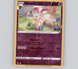 Sylveon 035/078 Reverse Holo R Pokemon GO NM Pokemon - Image 1