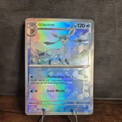 Pokemon TCG Glaceon (Master Ball Pattern) 025/131 Prismatic Evolutions Holo NM - Image 1
