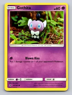 GOTHITA 52/145 C GUARDIANS RISING POKEMON NM - Image 1
