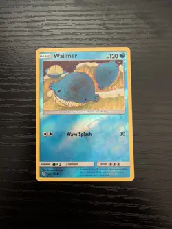 Wailmer 45/236 Common Cosmic Eclipse Pokemon Reverse Holo Near Mint - Image 1