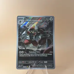 2025 Bisharp - 143/086 Illustration Rare Holo NM SV: Black Bolt Pokemon - Image 1