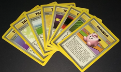 POKEMON BASE JUNGLE FOSSIL LOT + MEW PROMO (8) + HOL0 MACHAMP AND DARK GYARADOS - Image 4