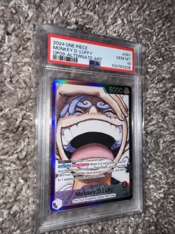 2024 One Piece OP09 EN Alternate Art #061 Monkey D Luffy PSA 10 GEM MINT - Image 2