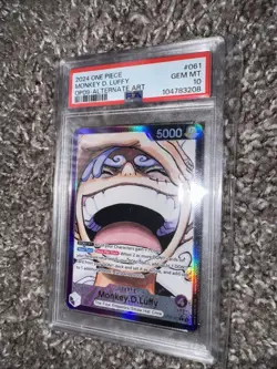 2024 One Piece OP09 EN Alternate Art #061 Monkey D Luffy PSA 10 GEM MINT - Image 3