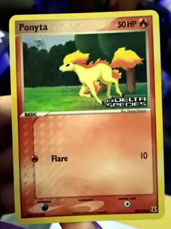 Pokemon Cards Ex Delta Species Reverse Holo Stamped Ponyta & Rapidash - Image 2