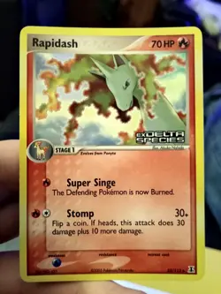 Pokemon Cards Ex Delta Species Reverse Holo Stamped Ponyta & Rapidash - Image 4