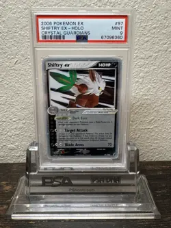 2006 Pokemon EX Crystal Guardians #97 Shiftry EX Holo - PSA 9 MINT - Image 1