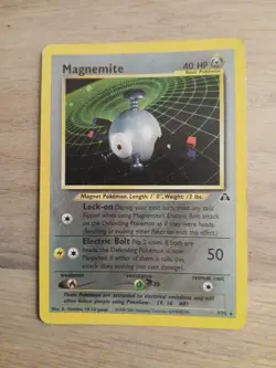 Pokemon Magnemite 7/75 Holo Neo Discovery Unlimited 2001 - Image 1