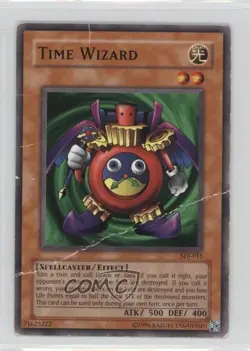 Time Wizard Unlimited YuGiOh Starter Deck Joey #SDJ-015 2003 READ - Image 1