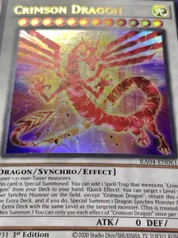 Cosmic Quasar Dragon + Synchro Rumble + Crimson Dragon | YuGiOh! - Image 2