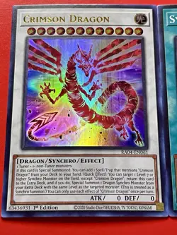 Cosmic Quasar Dragon + Synchro Rumble + Crimson Dragon | YuGiOh! - Image 3