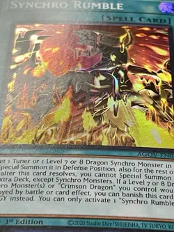 Cosmic Quasar Dragon + Synchro Rumble + Crimson Dragon | YuGiOh! - Image 4