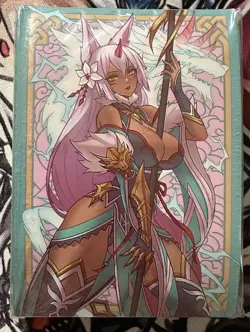 Mana Moon Amanda LaPalme Farra The White Wolf Yugioh Sleeves 50 Ct - Image 2