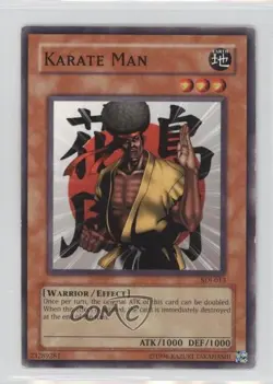 Karate Man Unlimited YuGiOh Starter Deck Joey #SDJ-013 2003 READ - Image 1