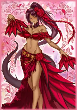 Mana Moon Amanda LaPalme Black Rose Dragon Signer Queen Sleeves 70CT YuGiOh - Image 1