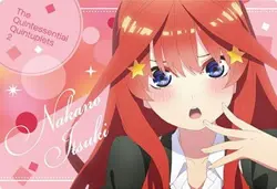 The Quintessential Quintuplets wafer card 11 Nakano May - Image 1