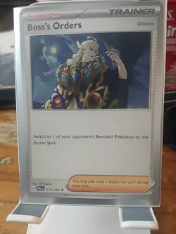 Pokemon TCG Boss's Orders 172/193SV02: Paldea Evolved Holo Card NM Condition - Image 2