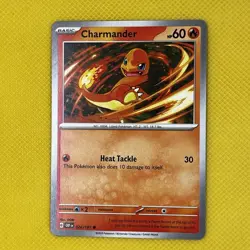 Charmander 026/197 Common Obsidian Flames scarlet & Violet Pokemon Card NM - Image 1