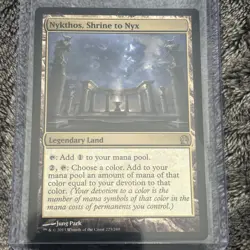Magic: The Gathering Nykthos, Shrine to Nyx Legendary Land Card - Image 1