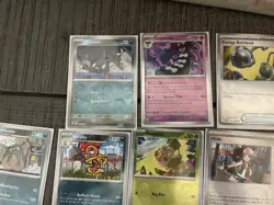 Pokemon Card 45 Cards Lot Scarlet & Violet White Flare Halo And Reverse Halo Lot - Image 2