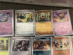 Pokemon Card 45 Cards Lot Scarlet & Violet White Flare Halo And Reverse Halo Lot - Image 3