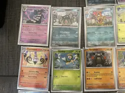Pokemon Card 45 Cards Lot Scarlet & Violet White Flare Halo And Reverse Halo Lot - Image 4