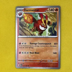 Darmanitan 035/197 UnCommon Obsidian Flames scarlet & Violet Pokemon Card NM - Image 1