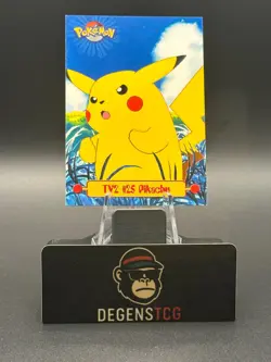 Pokemon Card TV2 #25 Pikachu Topps Nintendo 1999 Pokemon - Image 1