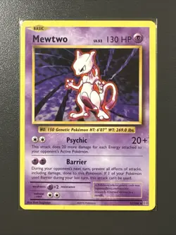 Mewtwo Pokemon TCG 51/108 XY Evolutions Regular Non Holo Rare Card NM - Image 1