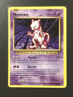 Mewtwo Pokemon TCG 51/108 XY Evolutions Regular Non Holo Rare Card NM - Image 5