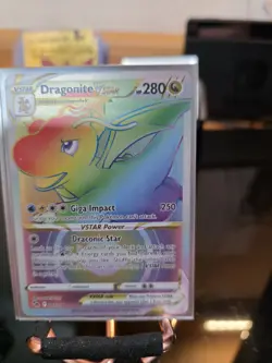 Dragonite VSTAR 081/078 Rainbow Secret Rare Card Set Pokemon GO NM - Image 1